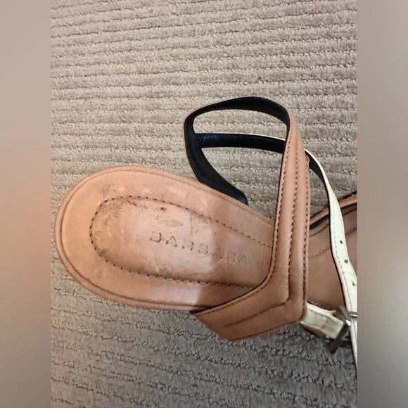 Barbara Bui Size 38 leopard canvas platform shoes - Picture 8 of 11